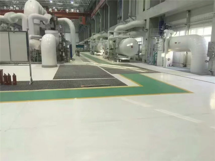 永濟電廠純色橡膠地板-卷材